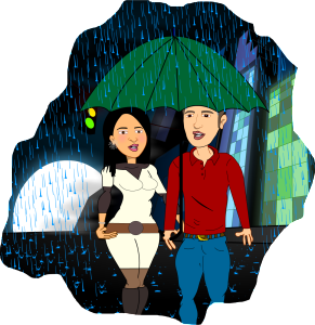 Lluvia en Santander